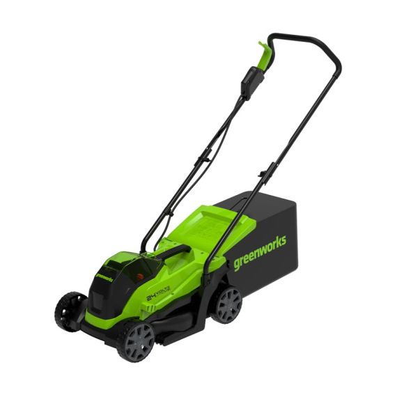 Газонокосилка аккумуляторная Greenworks Арт. 2516107UB,  24V, 33 см с АКБ 4Ач и ЗУ