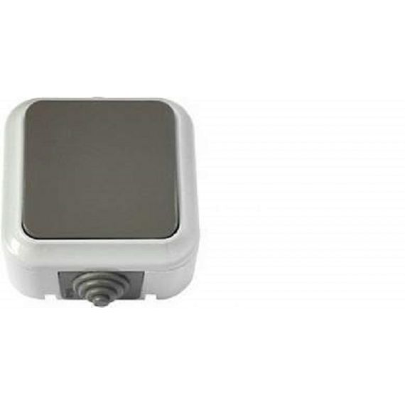 Выключатель 1кл. А16-222(03) о/п IP54 серый Пралеска Аква