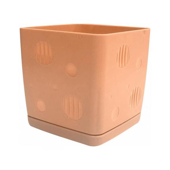 Горшок для цветов InGreen Microcosm 1,1л Персиковая карамель  ING23610040