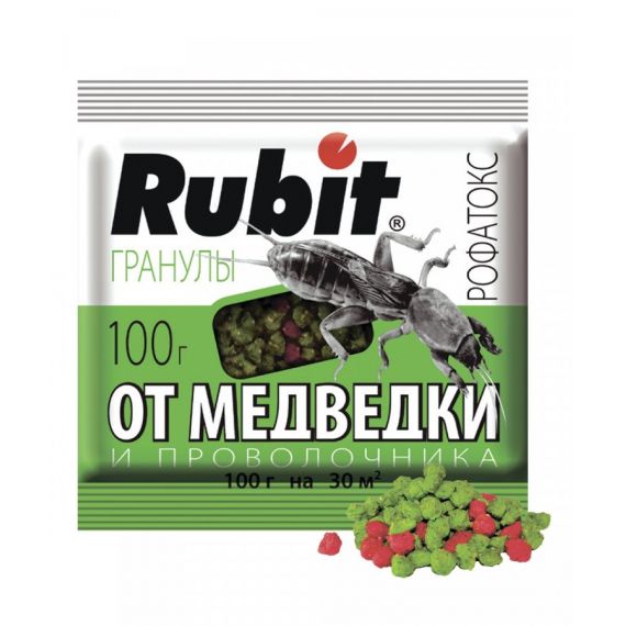 Рофатокс Rubit (защита от медведки, проволочника) 100гр. гранулы
