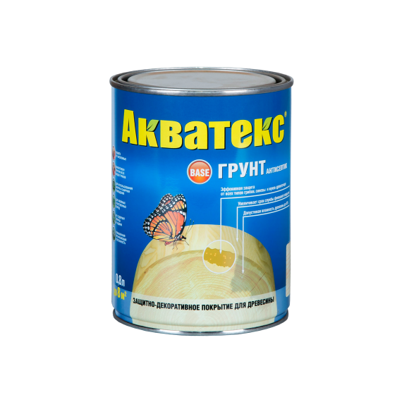 Акватекс Грунт-антисептик 0,8л бесцветный