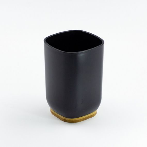 Стакан пластик с бамбуком  13174