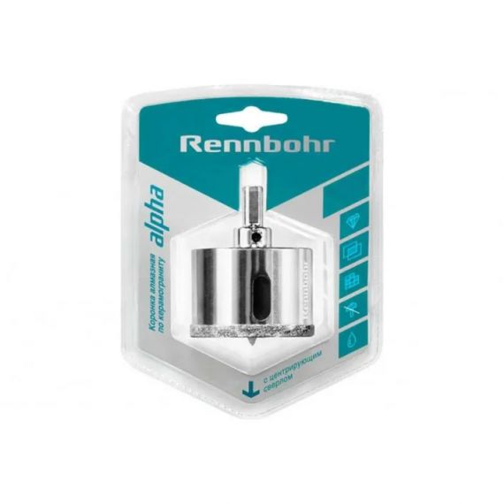 Коронка алмазная 100мм Rennbohr по керамограниту и керамике  676200