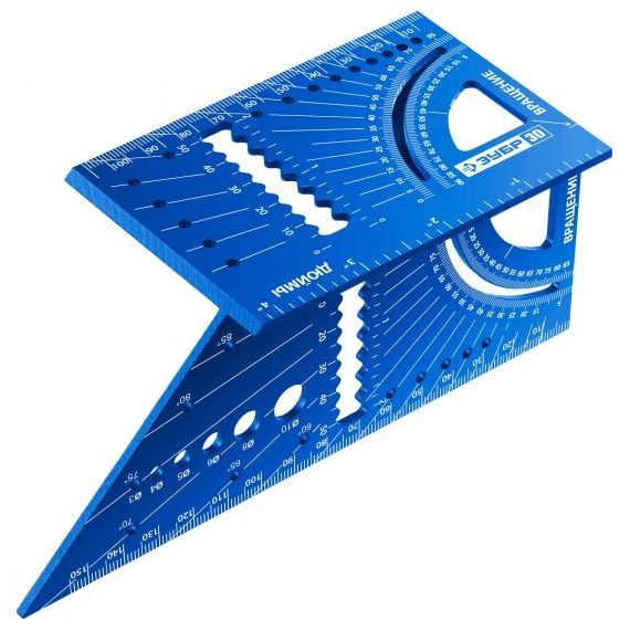 Угольник многофункциональный, 7-в-1, ЗУБР 3D 34399