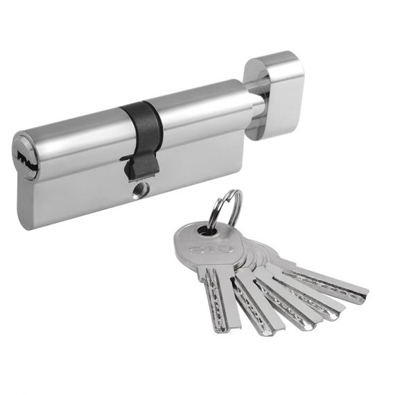 Механизм цилиндровый СТ ЛПВ-80 (40-40) хром 20531