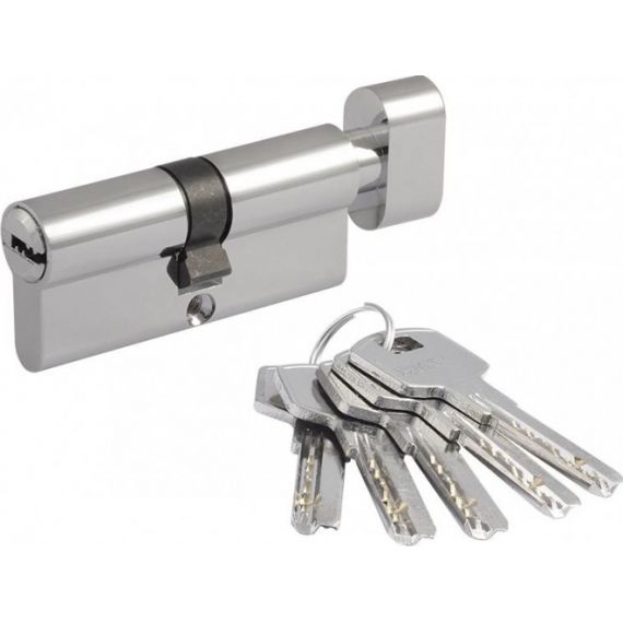 Механизм цилиндровый СТ ЛПВ-70 (35-35) хром 20529