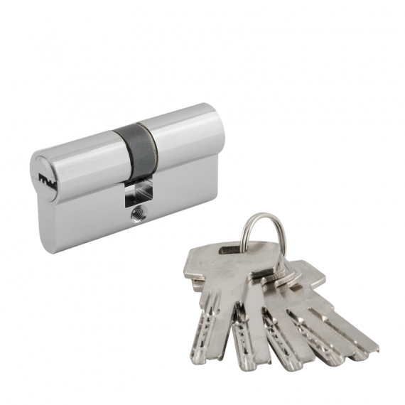 Механизм цилиндровый СТ ЛПВ-60 (30-30) хром 20527, изображение 2