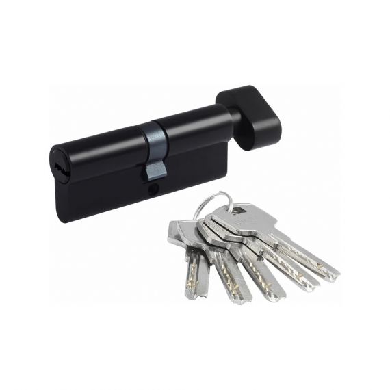 Механизм цилиндровый СТ ЛП-70 (35-35) черный 20518