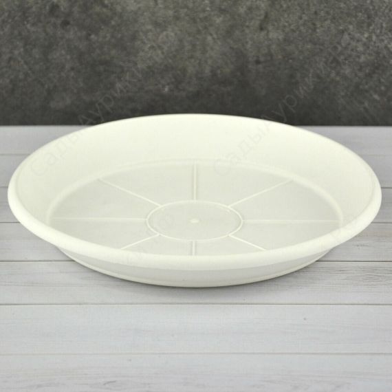 Поддон для горшка La Madera 23 белый/ терракот, изображение 2