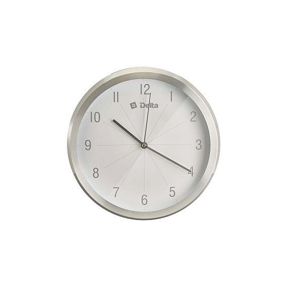 Часы Delta DT12-0001 настенные серебро