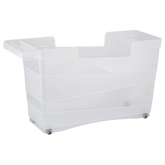 Контейнер хозяйственный с ручкой на колесиках 12,5л  4427889