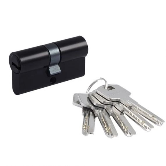 Механизм цилиндровый СТ ЛП-60 (30-30) черный 20516