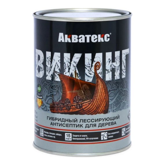 Акватекс-ВИКИНГ 0,75л орех 55336