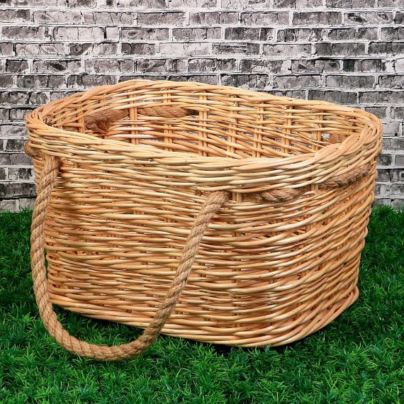 Корзина ХОЗЯЙСТВЕННАЯ прямоуг, плетеная, лоза 3426253