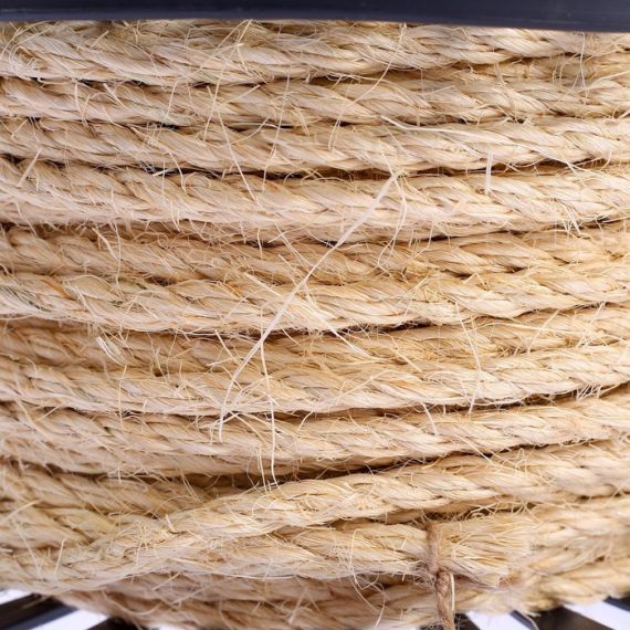 Веревка сизалевая крученая ø10