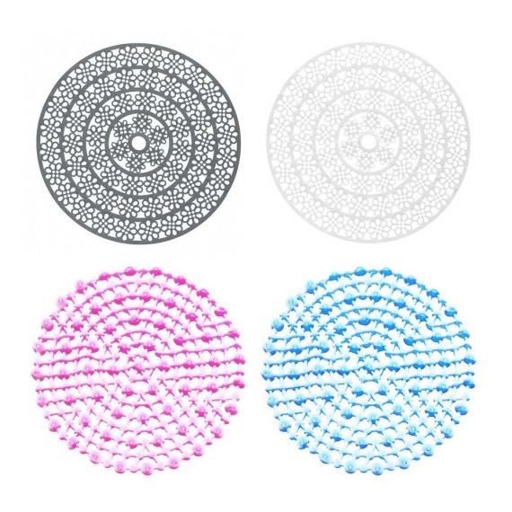 Коврик паутинка 29см в раковину  411-010