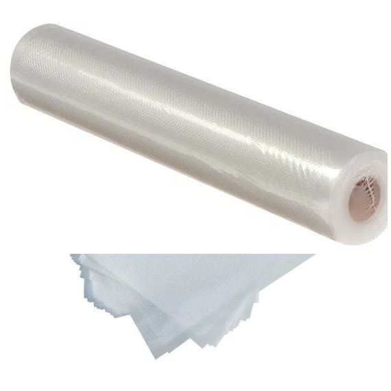 Набор пакетов для вакууматора универсальные в рулоне 20×1500 см прозрачные 9215711, изображение 3