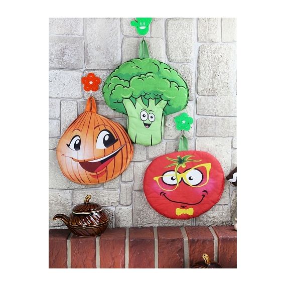 Прихватки Лук Томат Брокколи 270-8