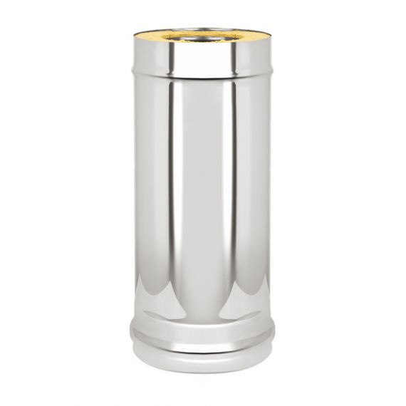 Труба-сэндвич оц +нерж. (0,8мм) 150*220 1,0м   008082