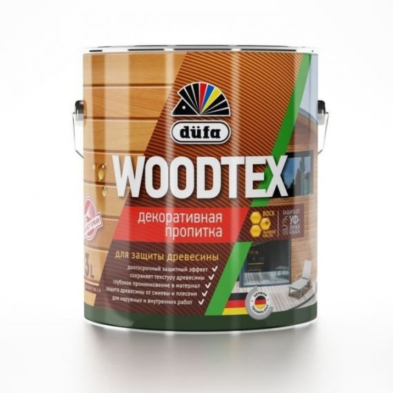 Пропитка декоративная Dufa Woodtex палисандр 3л
