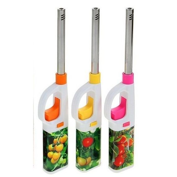 Зажигалка газовая Овощи большой стержень