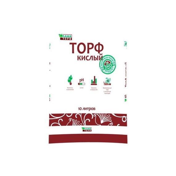Торф кислый 10л Лама Торф