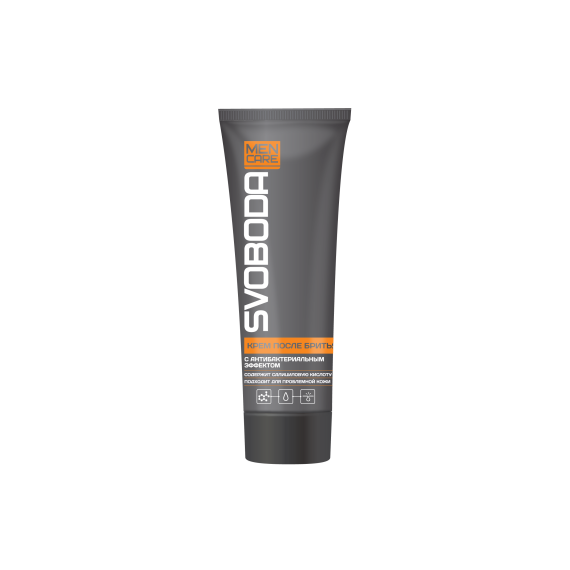 Крем после бритья SVOBODA Men Care с антибактериальным эффектом 76мл