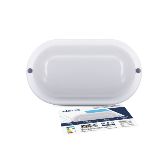 Светильник LED герметичный СПП 1565-ОВАЛ 15Вт 6500К 1350Лм IP65 160х88мм NEOX 6028