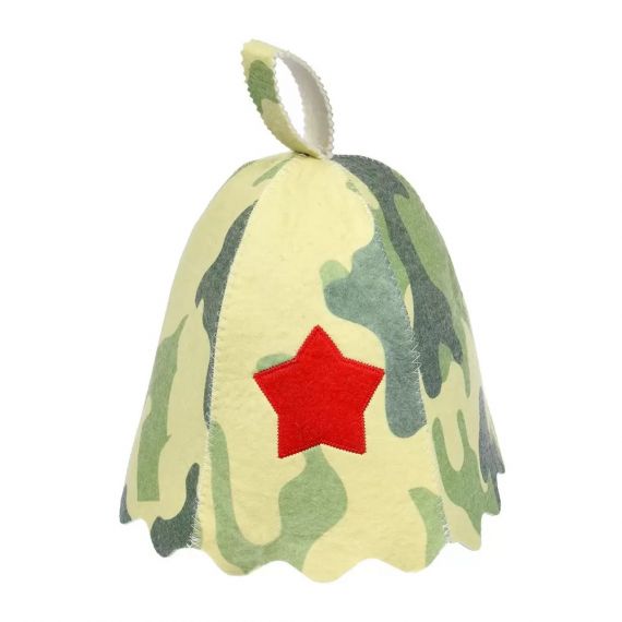 Шапка для бани и сауны Армейская войлок  40137