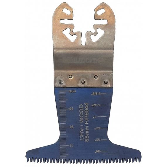 Полотно пильное погружное по древесине Hilberg CrV 65*40*14TPI HR6644