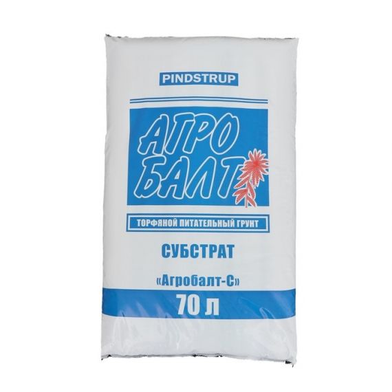 Торфяной субстрат Агробалт 70л 0-10мм pH5,5-6,2 КМУС1  10206