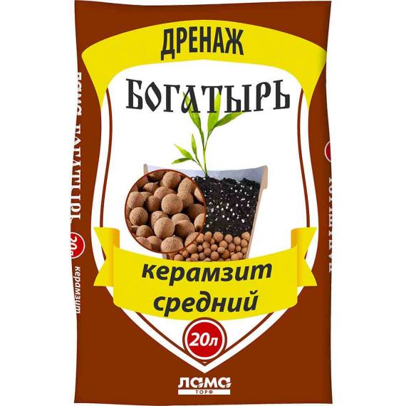 Дренаж "Богатырь" средний 20л Лама Торф 824-4