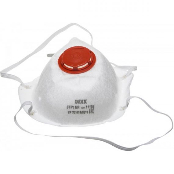 Полумаска фильтрующая FFP1 с клапаном DEXX  11104