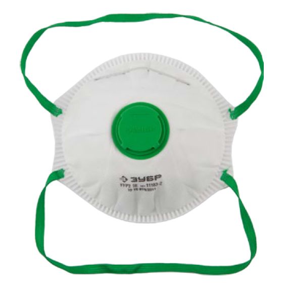 Полумаска фильтрующая ЗУБР ФК-99 FFP3 с клапаном 11163-3