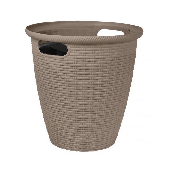 Кашпо напольное InGreen Rattan D-380/30л с внутренним горшком 16л французкий платан  500310105