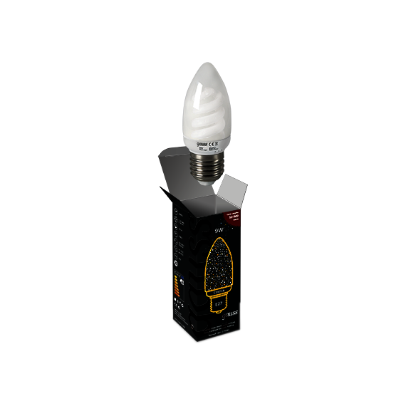 Лампа знергосб. Gauss Candle 9W 2700K E27  242109