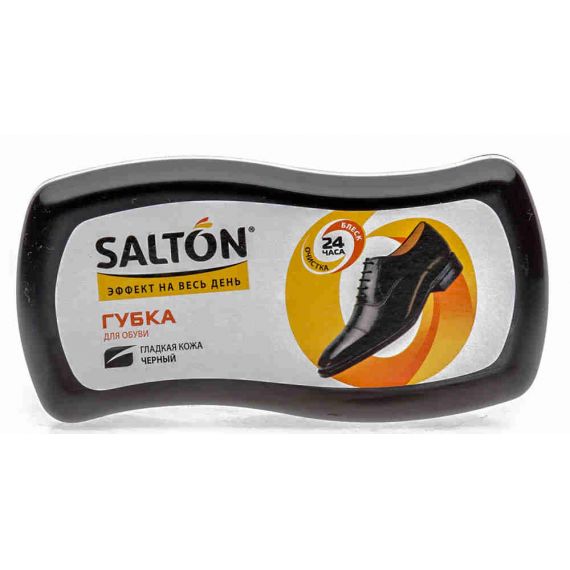 Губка волна Salton для глад.кожи черная
