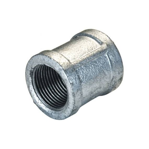Муфта чугун прямая оц Ду15 (1/2") ВР  027-2100