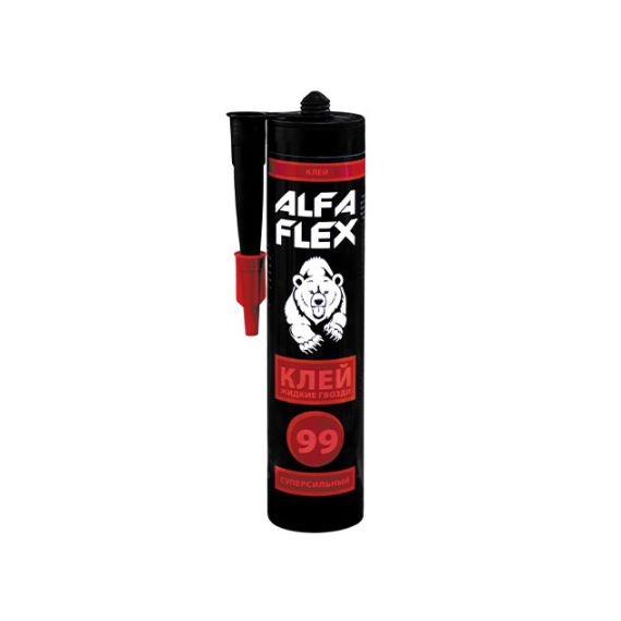 Клей жидкие гвозди ALFA Flex 99 универсальный бежевый 280мл 534265