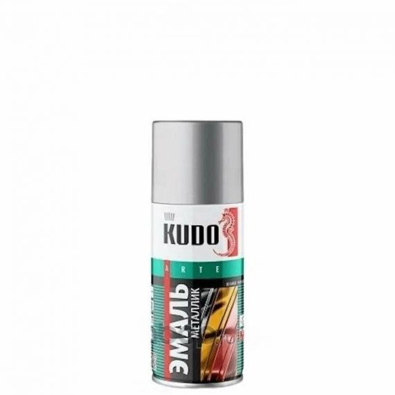 Эмаль KUDO KU-1026.1 520мл аэрозоль металлик серебро  																														