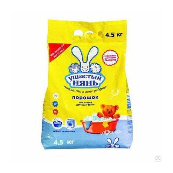 Стиральный порошок Ушастый Нянь Детский 4,5кг