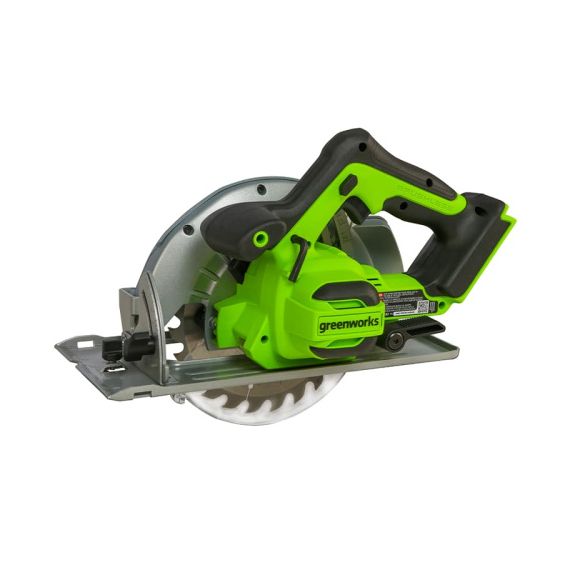 Пила циркулярная аккумуляторная Greenworks GD24CS 24V  1500907
