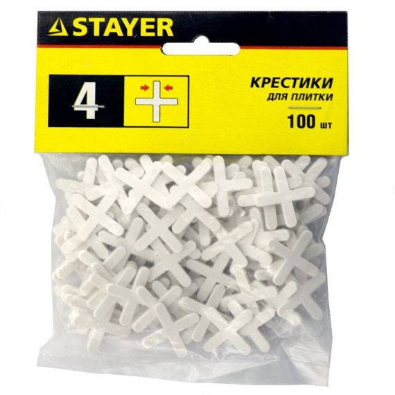 Крестики д/плитки 4,0мм (100шт) 3380-4