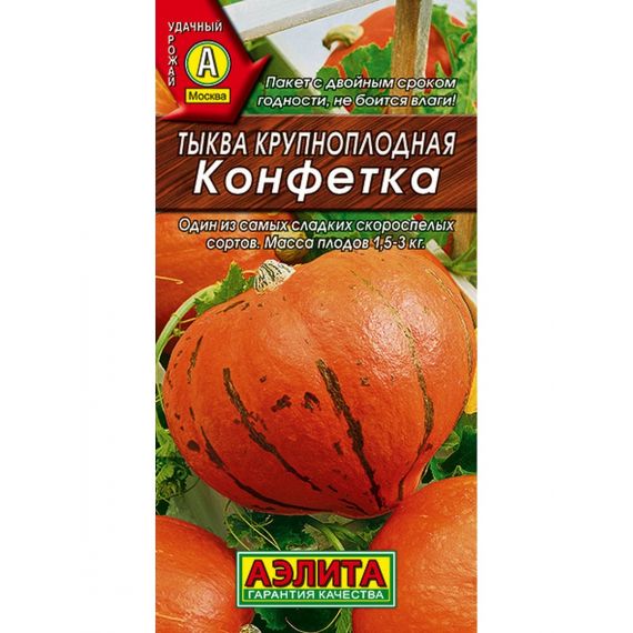 Семена АЭЛИТА Тыква крупноплодная Конфетка 2г