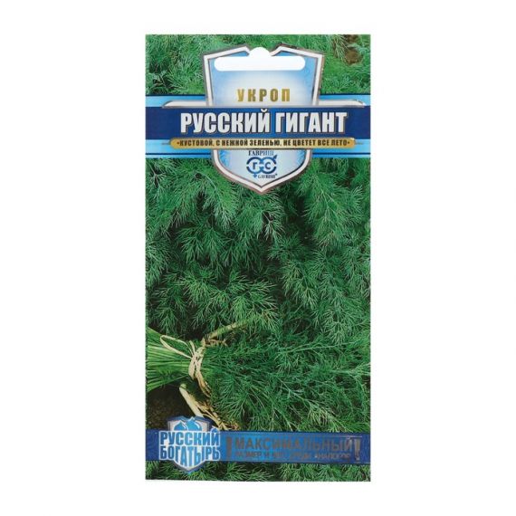 Семена ГАВРИШ УКРОП Русский Гигант 2г  68631/1169-1