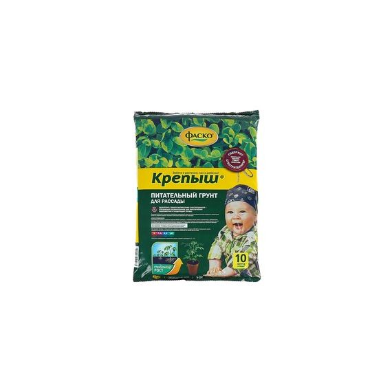Грунт КРЕПЫШ Рассадный 10л Фаско