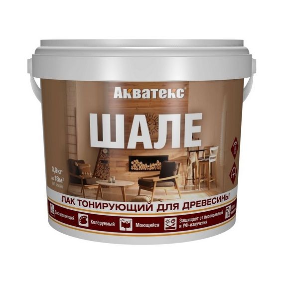Акватекс ШАЛЕ бесцветный 0,9  62069