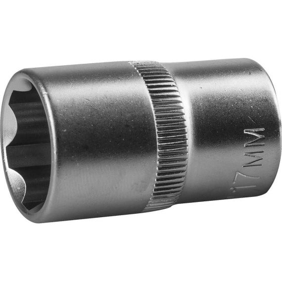 Головка торцовая ЗУБР 1/2" 17мм SUPER LOCK 27725-17