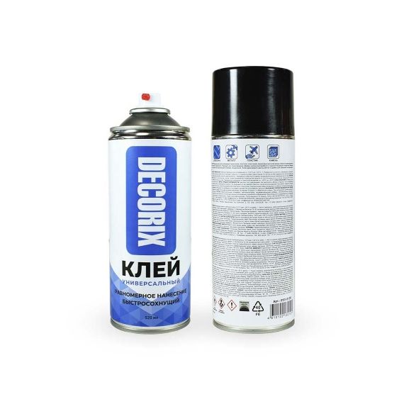 Клей аэрозольный DECORIX 520мл 0151-01DX