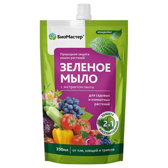 Зеленое мыло с пихтовым экстрактом БиоМастер, 350мл